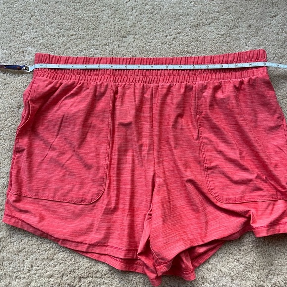 All in Motion Women's Orange Mid-Rise Exercise Shorts - Size L - EUC - Stretch - Picture 5 of 6